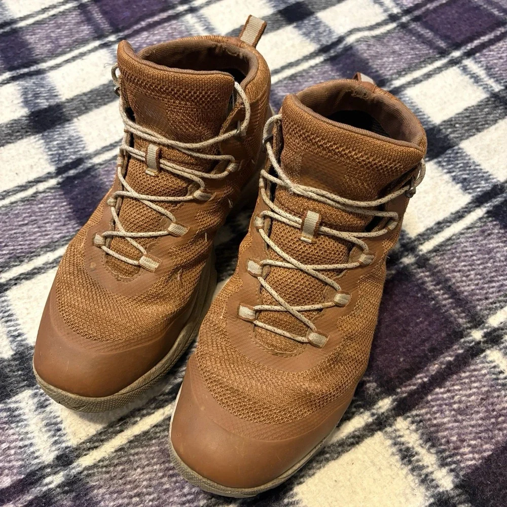 REI Co-op Flash Hiking Boots Men's Size 10 Brown Hydrowall Waterproofing - Picture 2 of 10